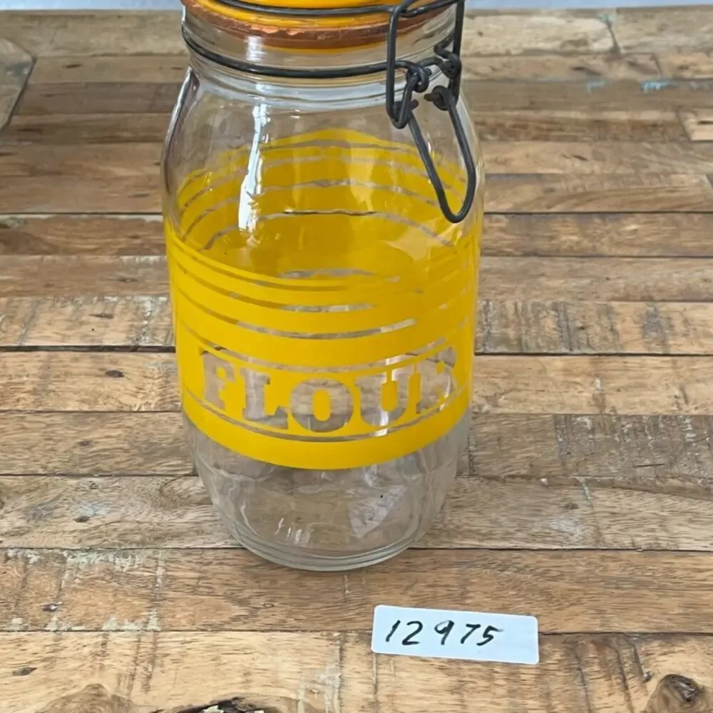 Glass Flour Canister 10